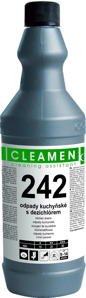CLEAMEN 242 kuchyňské odpady s dezichlórem 1 L