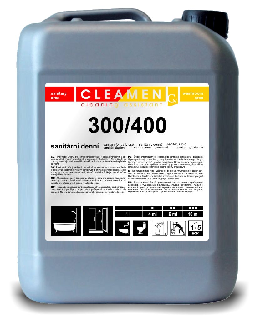 CLEAMEN 300/400 sanitární, každodenní 5 L