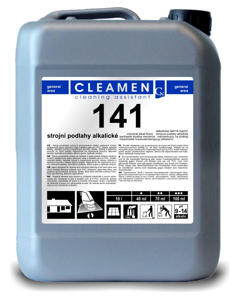 CLEAMEN 141 strojní a ruční mytí podlahy 5 L
