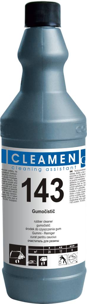 CLEAMEN 143 gumočistič 1 L
