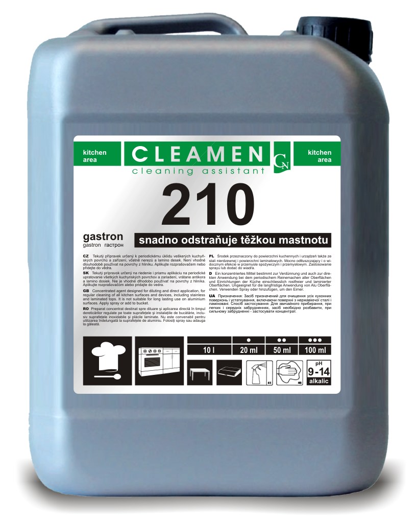 CLEAMEN 210 GASTRON proti silné mastnotě 5 L