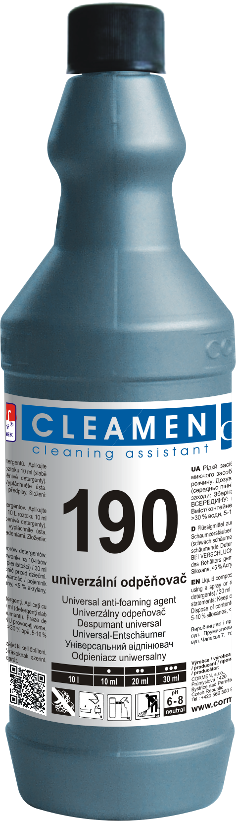 CLEAMEN 190 odpěňovač 1L