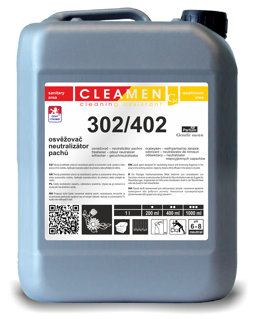 CLEAMEN 302/402 osvěžovač a neutralizátor pachů 5 L