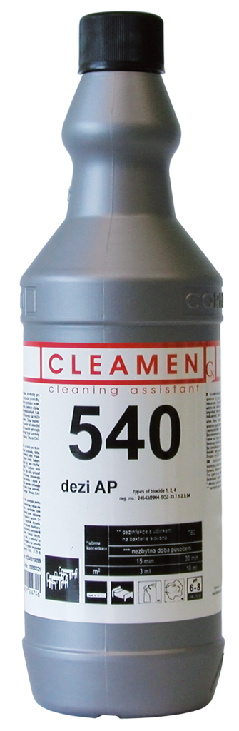 CLEAMEN 540 dezi AP (alkoholový na předměty) 1 L