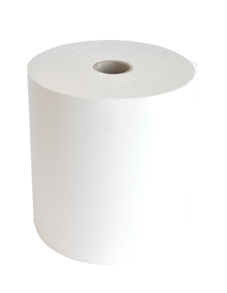 Papírový ručník v roli s perforací, 2 vr., 110 m, celulosa 6 rolí